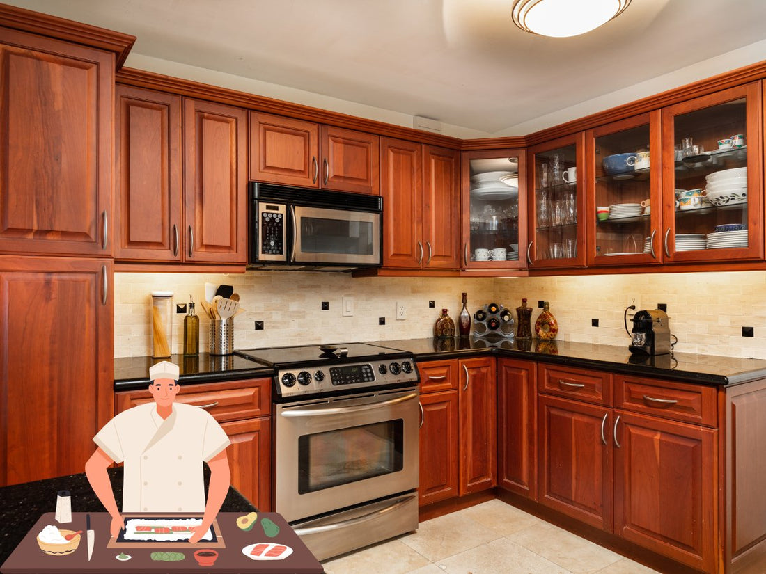Traditional kitchen decor Lucknow - LIVING INTERIORS & MODULAR KITCHENS